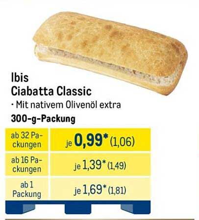 Ibis Ciabatta Classic - Mit nativem Olivenöl extra