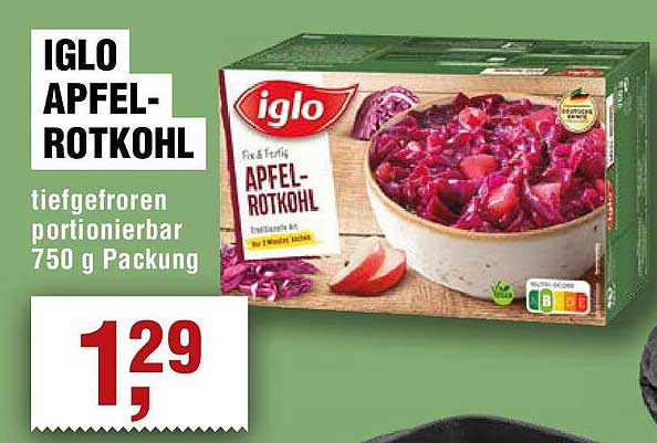 IGLO Apfel-Rotkohl 750 g