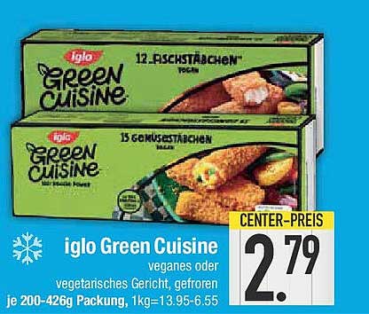 iglo Green Cuisine - Veganes oder Vegetarisches Gericht, gefroren