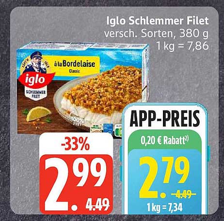 Iglo Schlemmer Filet - verschiedene Sorten, 380 g