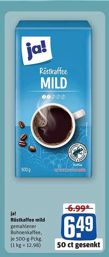 ja! Röstkaffee mild 500 g