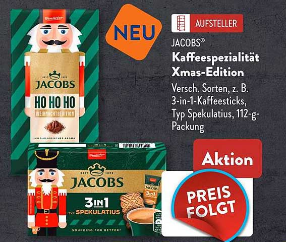 JACOBS® Kaffeespezialität Xmas-Edition