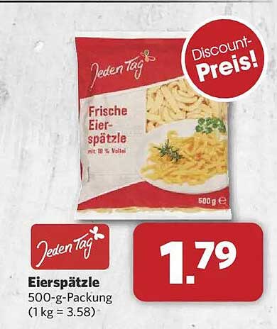 Jeden Tag Eierspätzle 500-g-Packung