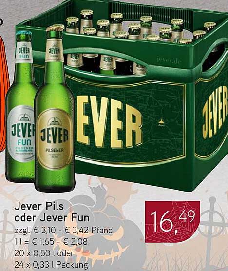 Jever Pils oder Jever Fun 24 Flaschen