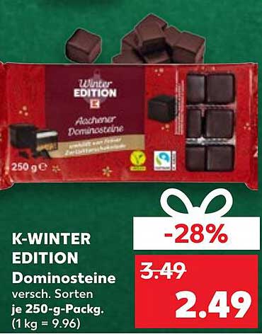 K-WINTER EDITION Dominosteine 250 g