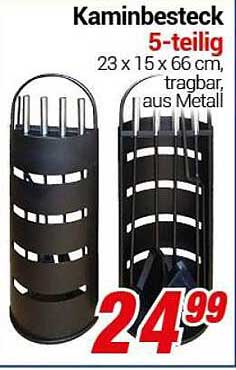 Kaminbesteck 5-teilig