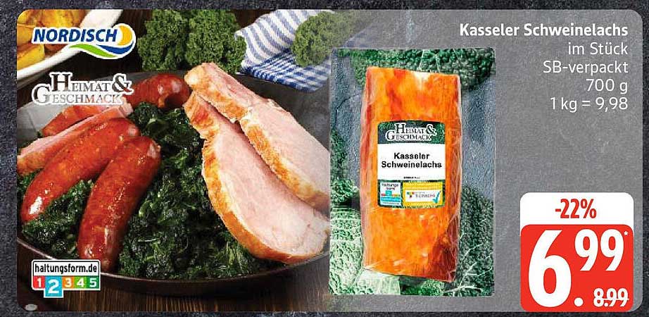 Kasseler SchweineLachs im Stück 700 g