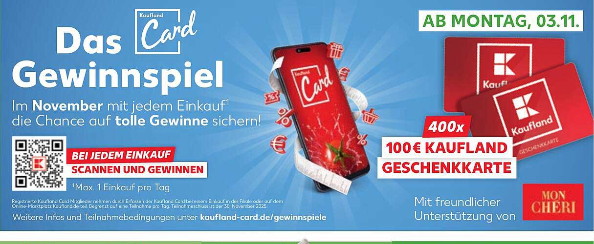 Kaufland Card Gewinnspiel im November