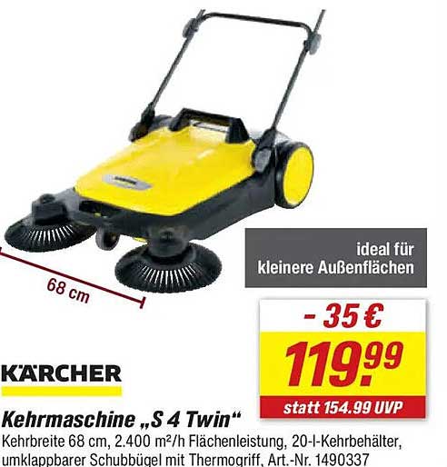Kehrmaschine „S 4 Twin“