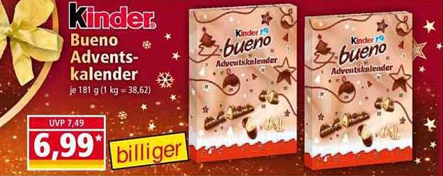 Kinder Bueno Adventskalender