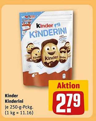 Kinder KindeRini 250 g zum Angebotspreis