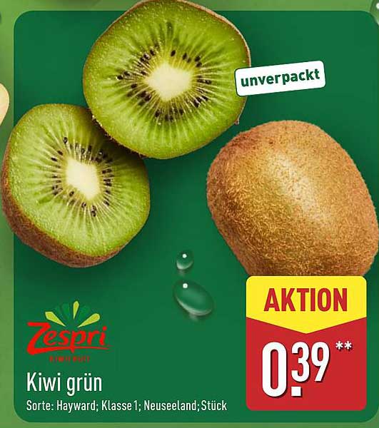 Kiwi grün - Zespri, Hayward, Klasse 1