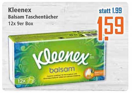 Kleenex Balsam Taschentücher 12x 9er Box