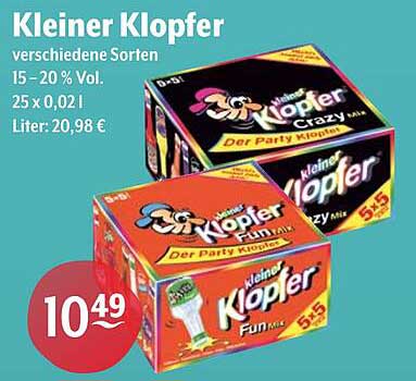 Kleiner Klopfer - verschiedene Sorten