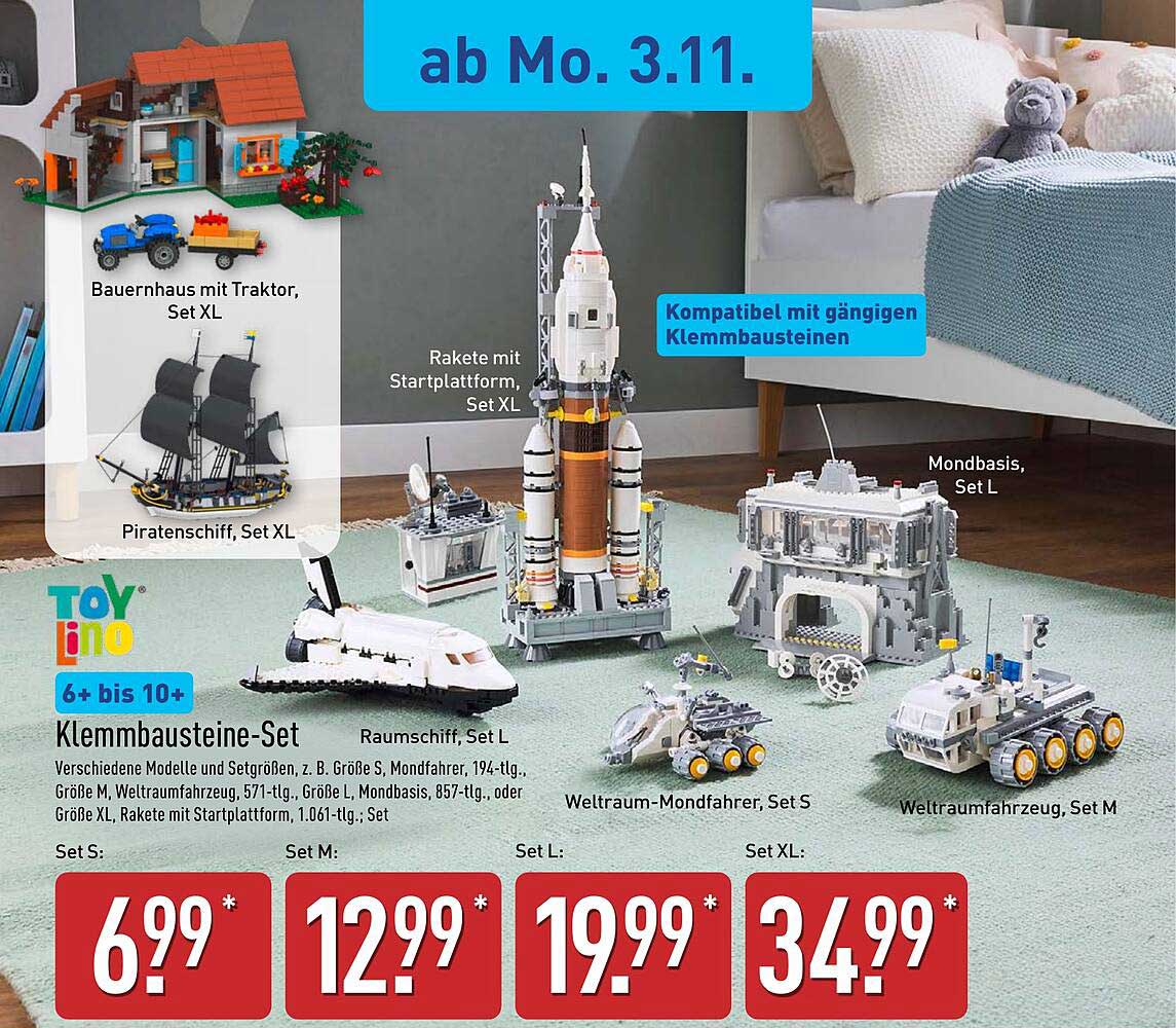 Klemmbausteine-Set - Raumschiff, Set L