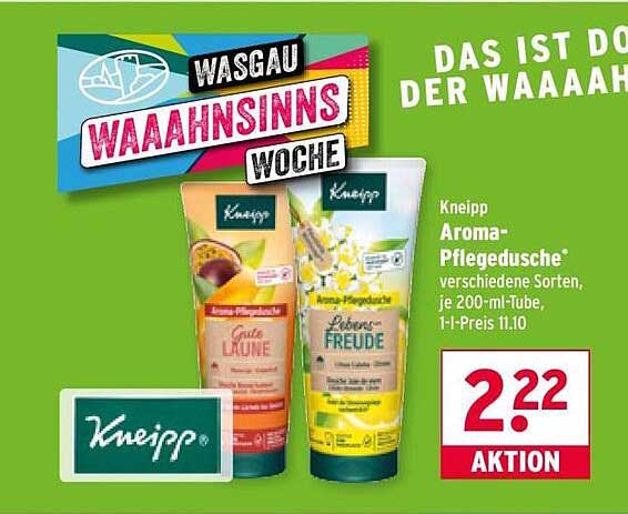Kneipp Aroma-Pflegedusche® - verschiedene Sorten, je 200-ml-Tube
