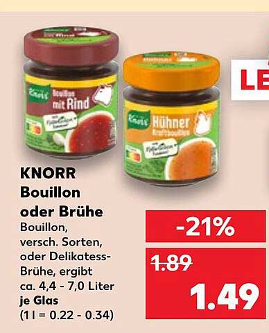 KNORR Bouillon oder Brühe - leckere Vielfalt für jede Küche