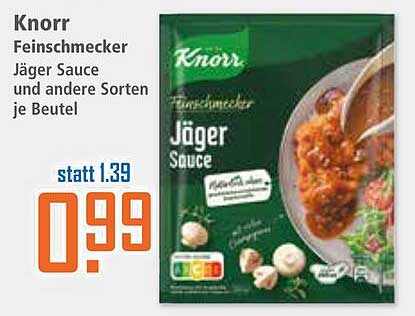 Knorr Feinschmecker Jäger Sauce und andere Sorten je Beutel
