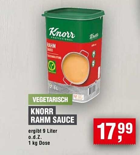 Knorr Rahm Sauce, 1 kg Dose