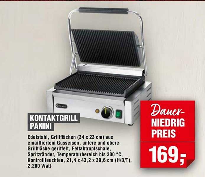 KONTAKTGRILL PANINI