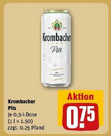 Krombacher Pils 0,5-L-Dose