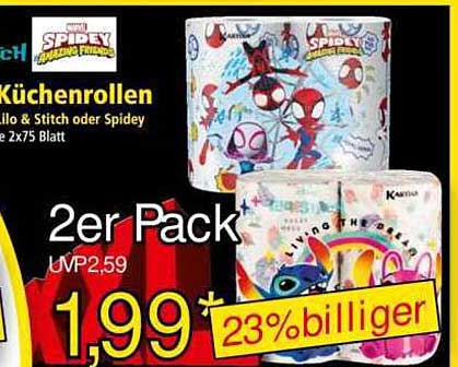 Küchenrollen im 2er Pack - Spidey & Stitch Designs