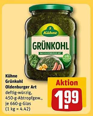 Kühn's Grünkohl Oldenburger Art, 450 g Glas
