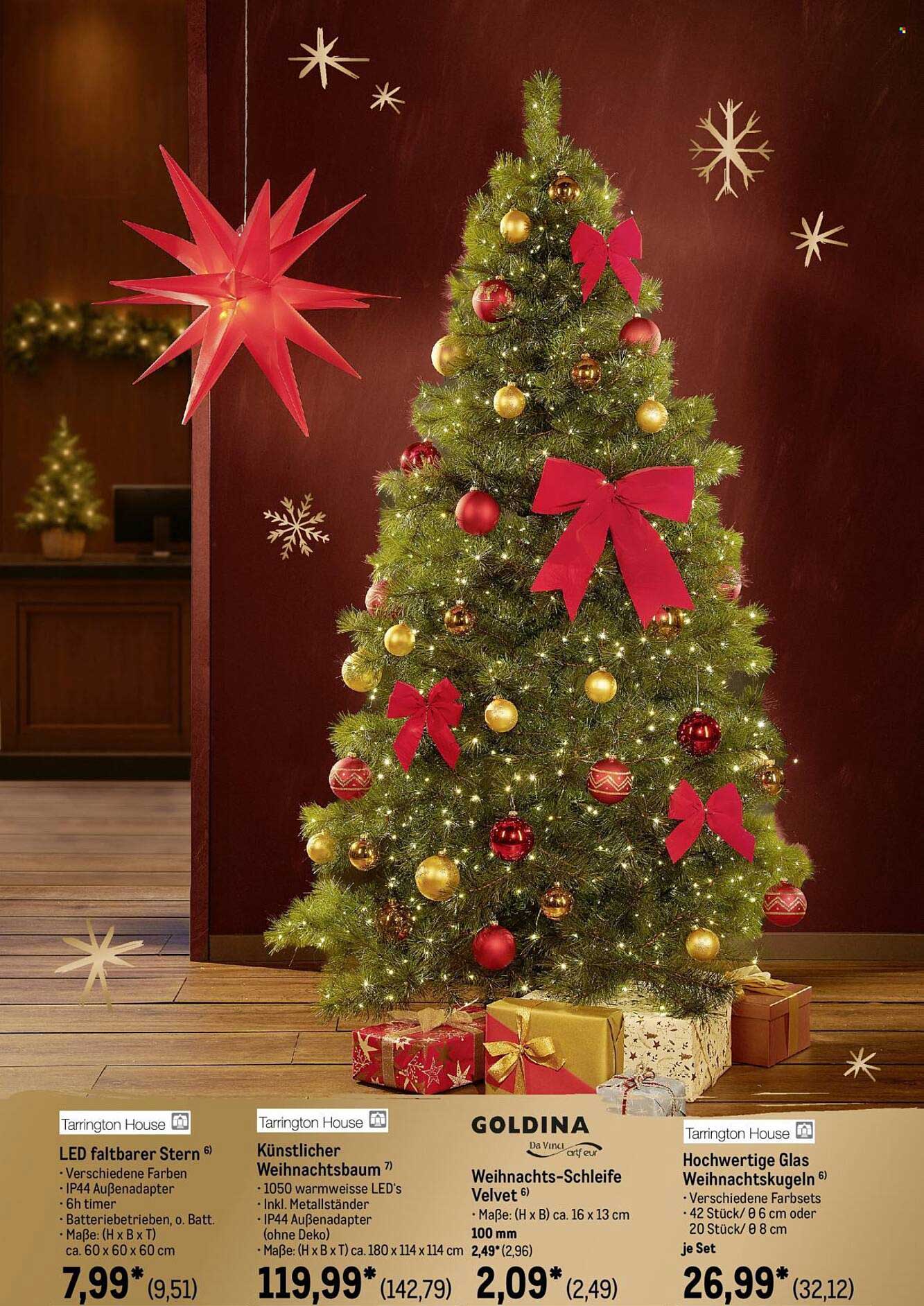 Künstlicher Weihnachtsbaum 180 x 114 x 114 cm