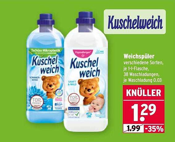 Kuschelweich Weichspüler – Top-Angebot!