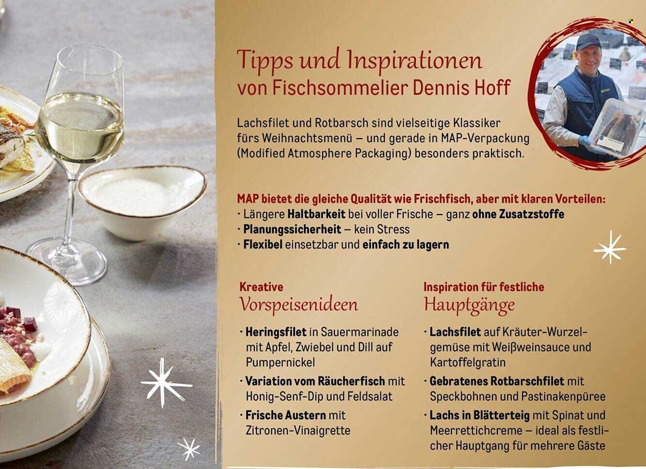 Lachsfilet und Rotbarsch für festliche Anlässe