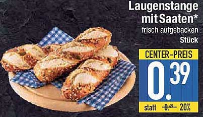 Laugenstange mit Saaten - frisch aufgebacken