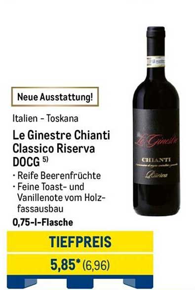 Le Ginestre Chianti Classico Riserva DOCG