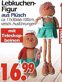 Lebkuchen-Figur aus Plüsch