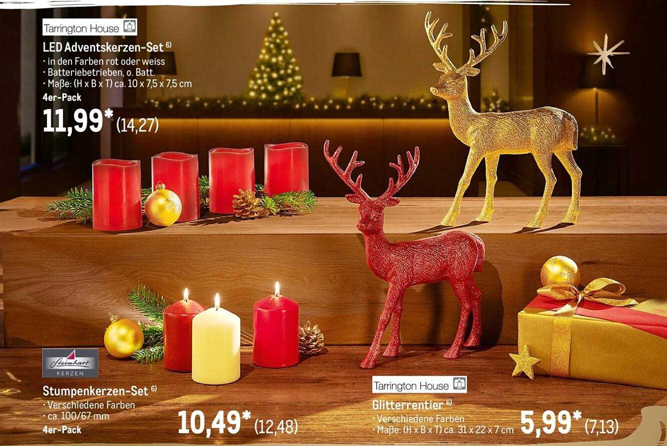 LED Adventskerzen-Set