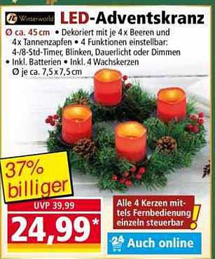LED-Adventskranz