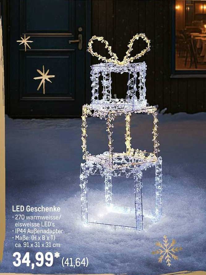 LED Geschenke – 270 warmweiße/eisweiße LEDs