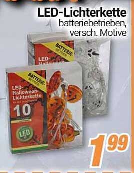 LED-Lichterkette batteriebetrieben, versch. Motive