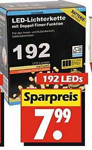 LED-Lichterkette mit Doppel-Timer-Funktion