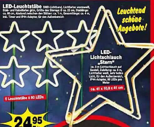 LED-Lichtschlauch "Stern"