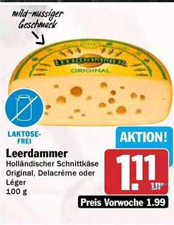 Leerdammer Holländischer Schnittkäse Original, Delacréme oder Légér 100 g