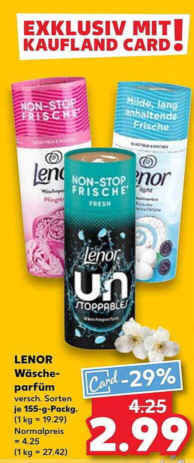 LENOR Wäscheparfüm - Unterschiedliche Sorten im Angebot!