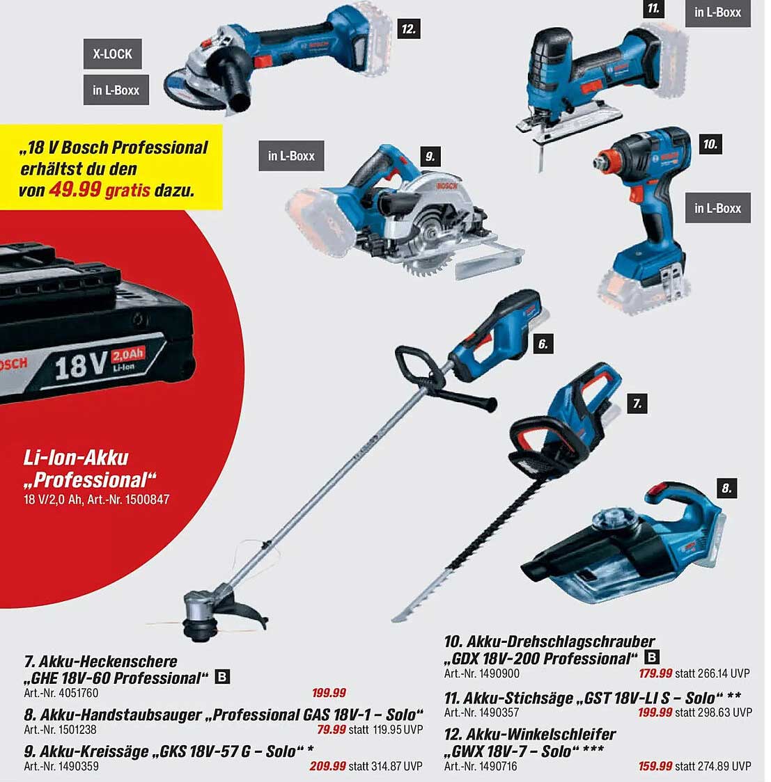 Li-Ion-Akku „Professional“ 18 V 2,0 Ah