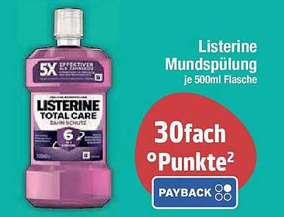 Listerine Mundspülung je 500ml Flasche