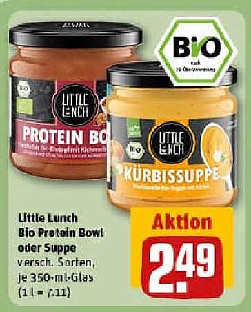 Little Lunch Bio Protein Bowl oder Suppe