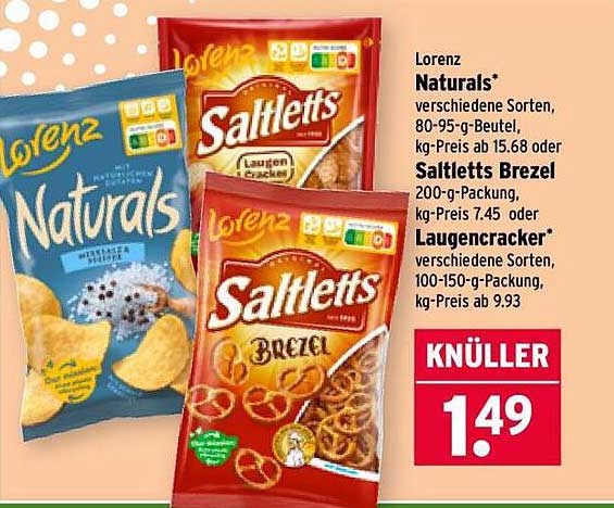 Lorenz Naturals und Saltletts Brezel - Knüller Angebot!
