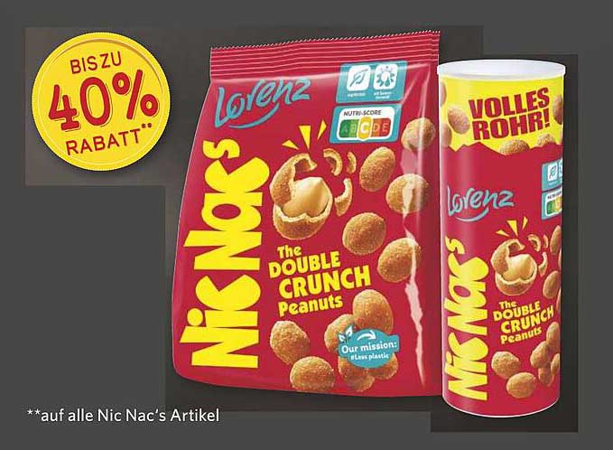 Lorenz Nic Nac's - The Double Crunch Peanuts