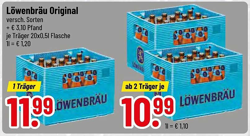 Löwenbräu Original - Verschiedene Sorten im Angebot
