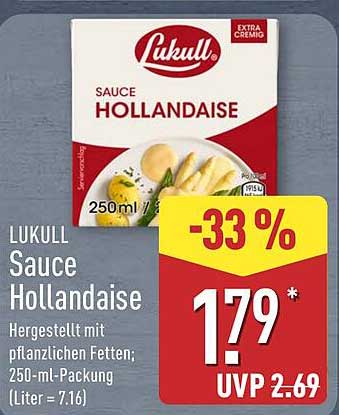 Lukull Sauce Hollandaise 250 ml