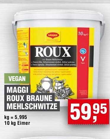 MAGGI ROUX Braune Mehlschwitze 10 kg Eimer