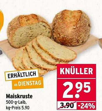 Maiskruste 500-g-Laib